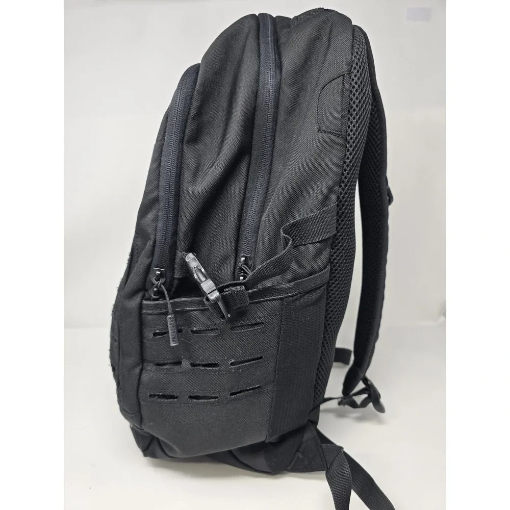Samurai Tactical Backpack Black MOLLE Storage Laptop Compartment Good Condition